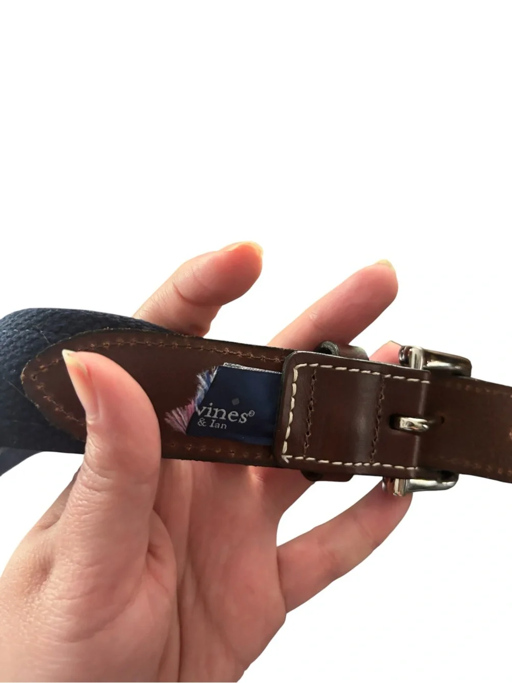 Vineyard Vines Blue Fish Belt Men’s 42” Length